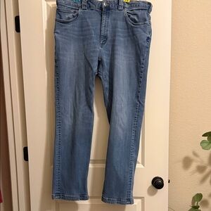 Duluth Trading Co Relaxed Fit Light Blue Jeans